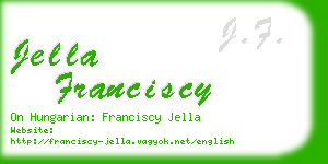jella franciscy business card